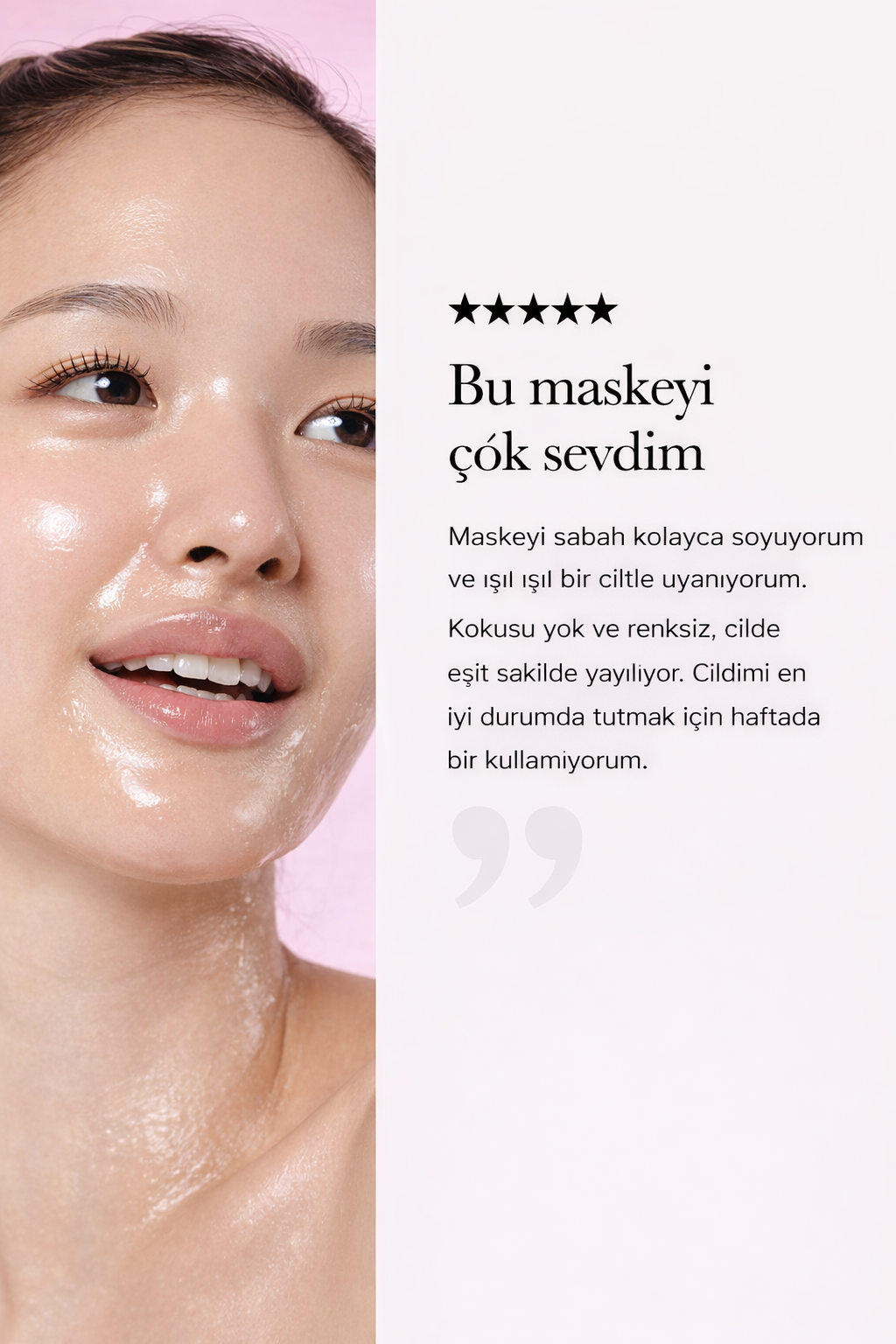 Kolajen gece maskesi