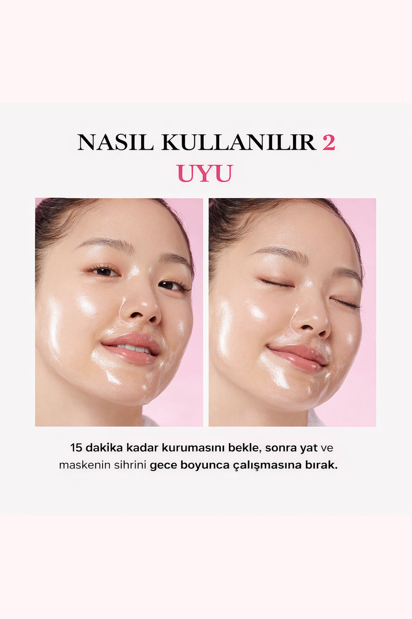 Kolajen gece maskesi