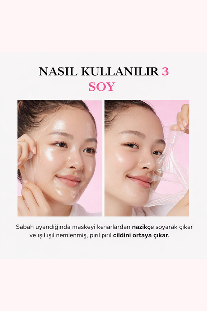 Kolajen gece maskesi